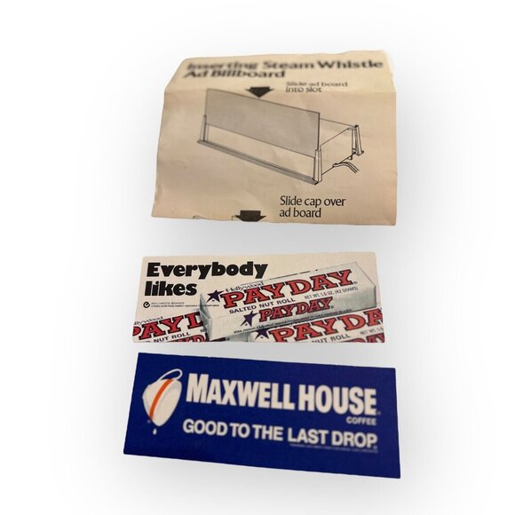 Tyco Prestomatic Steam Whistle Billboard Ad Insert Mechanism Vintage Collectible - Picture 10 of 13